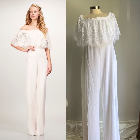 ANTHROPOLOGIE BHLDN MILA JUMPSUIT - Picture 1 of 5